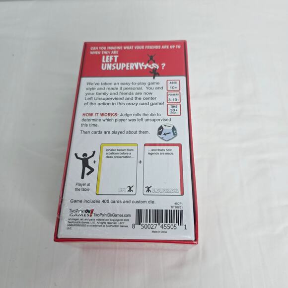 Left Unsupervised Family  Kids Card Game Edition Games Night New Sealed Age 10+ - Picture 4 of 10